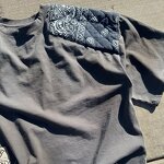 Men's Cropped T-Shirt - Wholesale Organic Cotton Acid Wash Streetwear Tee