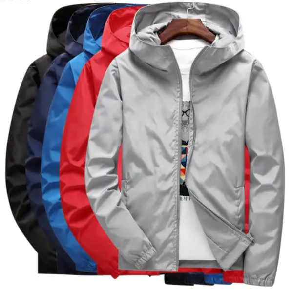 Men's Windbreaker Jacket - Wholesale Custom Waterproof Soft Shell Sports Coat
