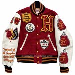 Men's Varsity Jacket - OEM Chenille Patch Leather Sleeve Letterman Coat