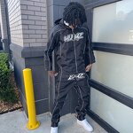 Men's Windbreaker Tracksuit - Luxury Reflective Nylon Casual Streetwear