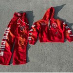 Men's Windbreaker Tracksuit - 2025 Custom Patchwork Two Piece Streetwear Set