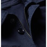 Men's Canvas Jacket - Vintage Japanese Oil Field Winter Navy Work Coat