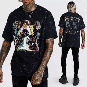 Men's Oversized T-Shirt - Customized All Over Print Washed Cotton Tee