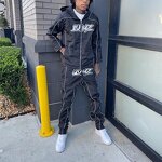 Men's Windbreaker Tracksuit - Luxury Reflective Nylon Casual Streetwear