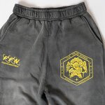 Men's Tracksuit Set - Custom Acid Wash Flared French Terry Winter Suit