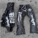 Men's Tracksuit Set - High Quality Gray Cotton Hooded Sweatpants Suit