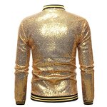 Men's Sequin Jacket - Full Customize Football Mardi Gras Sparkly Outerwear