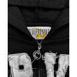 Men's Tracksuit Set - Custom Letter Print Rhinestone Loose Sweat Suit