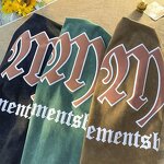 Men's Oversized T-Shirt - Custom Puff Print Acid Wash Drop Shoulder Tee