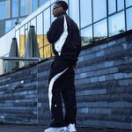 Men's Windbreaker Tracksuit - Luxury Reflective Nylon Winter Streetwear