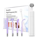 High Frequency Wand Manufacturer - Electrotherapy with 7 Heads for Acne & Fax