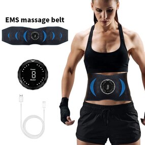 EMS Abdominal Belt - Electric USB Wireless Slimming Waist Therapy Tool