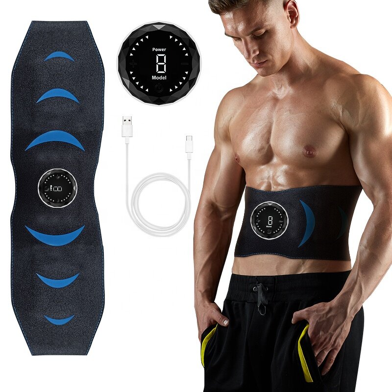 EMS Fitness Belt - Muscle Stimulation Abdominal Massage Waist Tool