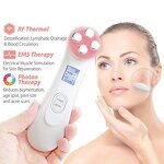 EMS RF Face Massager - Skin Rejuvenation Light Therapy Anti Aging Tool