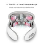 Neck Shoulder Massager - 15 Levels Low Frequency Pulse Heating EMS Tool