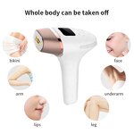 IPL Hair Remover - Mini Portable Electric Epilator Face Body Tool