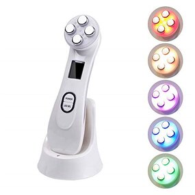EMS RF Face Massager - Skin Rejuvenation Light Therapy Anti Aging Tool
