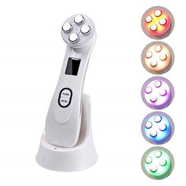 EMS RF Face Massager - Skin Rejuvenation Light Therapy Anti Aging Tool