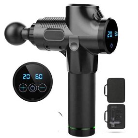Massage Gun - Cordless 12.8V 20/30 Speeds Black Handbag Battery Tool