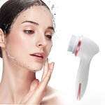 Facial Cleansing Brush - 3 in 1 Sonic Wireless Silicone Face Cleaner Tool