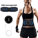 EMS Fitness Belt - Muscle Stimulation Abdominal Massage Waist Tool