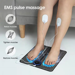 EMS Foot Massage Mat - Wireless Remote Control Muscle Stimulator Pad