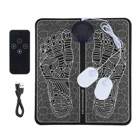 EMS Foot Massage Mat - Wireless Remote Control Muscle Stimulator Pad