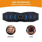 EMS Fitness Belt - Muscle Stimulation Abdominal Massage Waist Tool