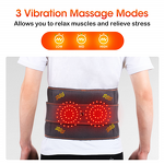 Lumbar Massage Belt - Cordless Red Light Therapy Heating Vibration Tool