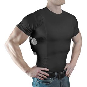 Tactical Gun Holster Shirt - Manufacturer Men Concealed Carry Breathable Black