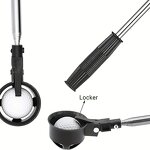 Golf Ball Picker - Roller Cage Nut Collector No Bending Outdoor Tool