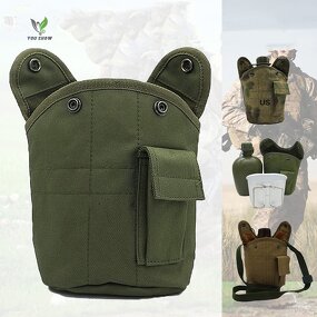 MOLLE Dump Pouch - Tactical Foldable Mesh Storage Hunting Belt Accessory