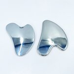 Heart Gua Sha Ice Globes - Stainless Steel Facial Massager Custom Logo Cryo Stick