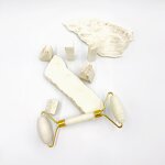 Bian Stone Gua Sha Set - Face Neck Wrinkles Double Head Jade Roller Tool