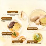 Notoginseng Shampoo Set - 100% Organic Anti-Dandruff Moisturizing Repair