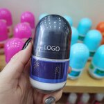 Alum Armpit Balm Deodorant - Custom Logo 100% Natural Amber Sandalwood 2-in-1