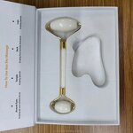 Bian Stone Gua Sha Set - Face Neck Wrinkles Double Head Jade Roller Tool