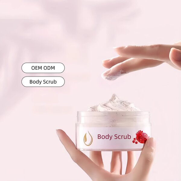 Alpha Arbutin Sugar Scrub - Clear 8oz Custom Logo Organic Luxury Jars