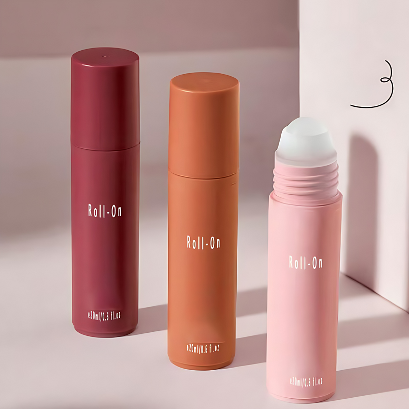 Refillable Roll-On Deodorant - Trendy Quick-Drying Aluminum Free Natural