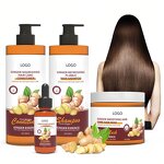 Ginger Hair Shampoo - Private Label Herbal Anti Hair Loss Strengthening