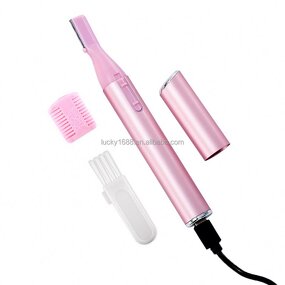 Electric Face Hair Trimmer - New Design Portable Painless Eyebrow Razor Steel
