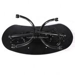 Foldable Manicure Table - Portable Salon Furniture Mobile Metal Nail Desk