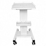 Stainless Steel Salon Trolley - OEM Wholesale Three-Layer 4 Wheels Cosmetic Cart