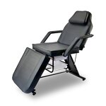 Three-Section Massage Bed - Luxury Foldable Synthetic Leather Salon Furniture