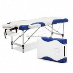Foldable Beauty Massage Table - Thickened Steel Tube Portable Home Salon Bed