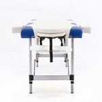 Foldable Beauty Massage Table - Thickened Steel Tube Portable Home Salon Bed