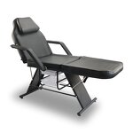 Three-Section Massage Bed - Luxury Foldable Synthetic Leather Salon Furniture