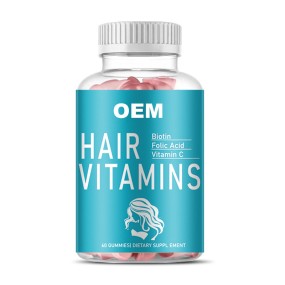 Hair Gummies - OEM Biotin Folic Acid Vitamin C