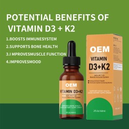 Vitamin D3 K2 Drops Manufacturer - D3 K2 Oral Supplement for Adults to Improve Immune System