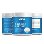 Collagen Peptides Powder Factory - Hot Selling Hydrolyzed Collagen Protein Supplement White Skin for Adults